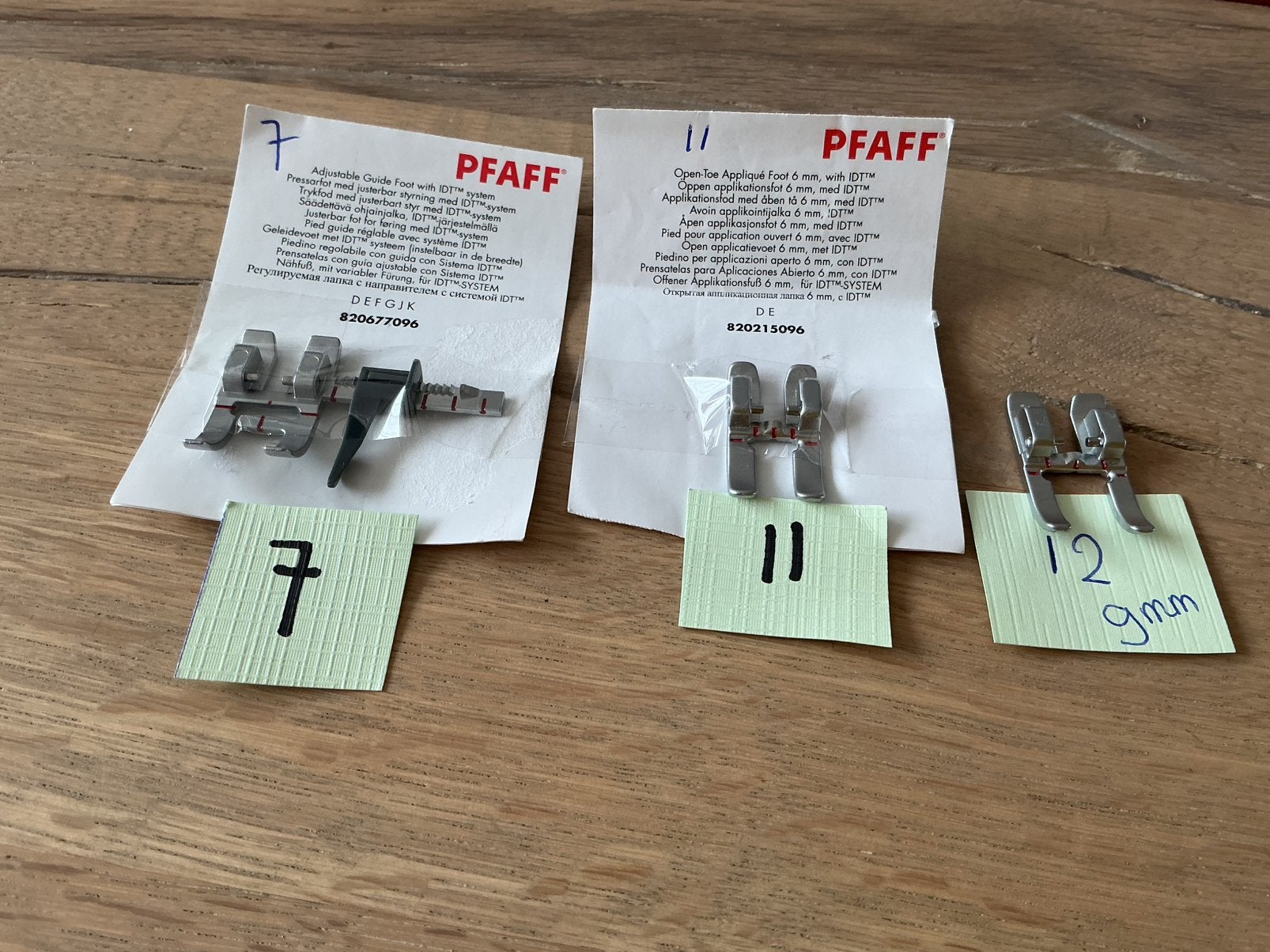 Pfaff naaivoetjes voor div modellen Pfaffs, Hobby en Vrije tijd, Naaimachines en Toebehoren, Ophalen of Verzenden, Gebruikt, Naaimachine