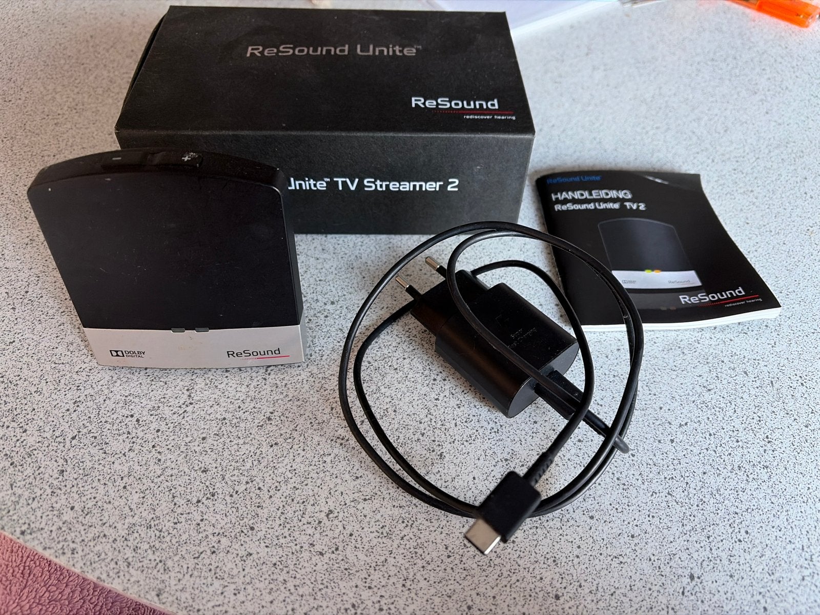 ReSound Unite TV Streamer 2 voor hoortoestellen, Ophalen of Verzenden, Zo goed als nieuw
