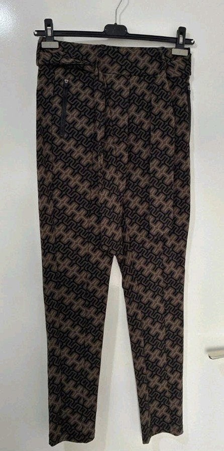 ZoSo travelstof Broek met print - Maat S nieuw was 89,95, ZOSO, Bruin, Ophalen of Verzenden, Zo goed als nieuw