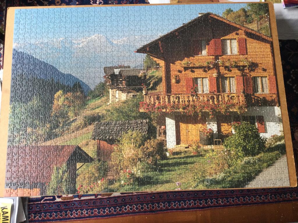 Legpuzzel Im Wallis 1500 stukjes van Ravensburger, Ophalen of Verzenden, 500 t/m 1500 stukjes, Zo goed als nieuw