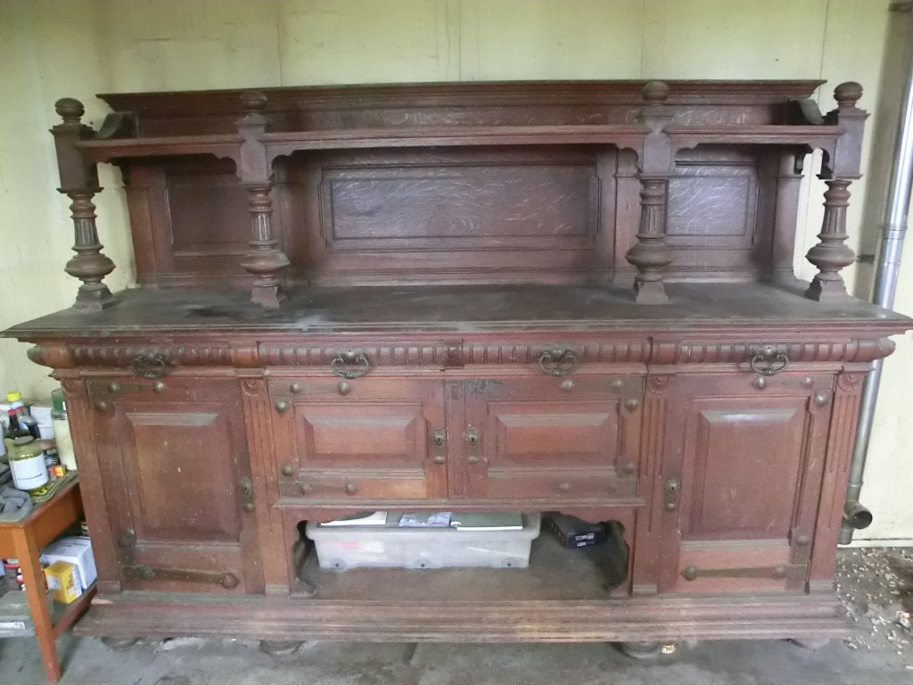 Antieke buffetkast - kloosterkast - kasteelkast, Ophalen