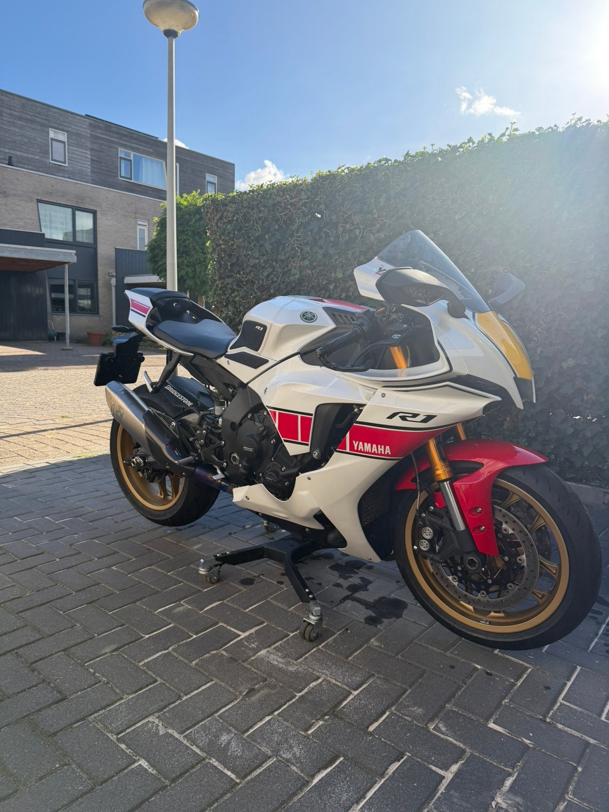 Yamaha r1 60th anniversary rn65 Akrapovic 204pk achterwiel, Ophalen, Gebruikt