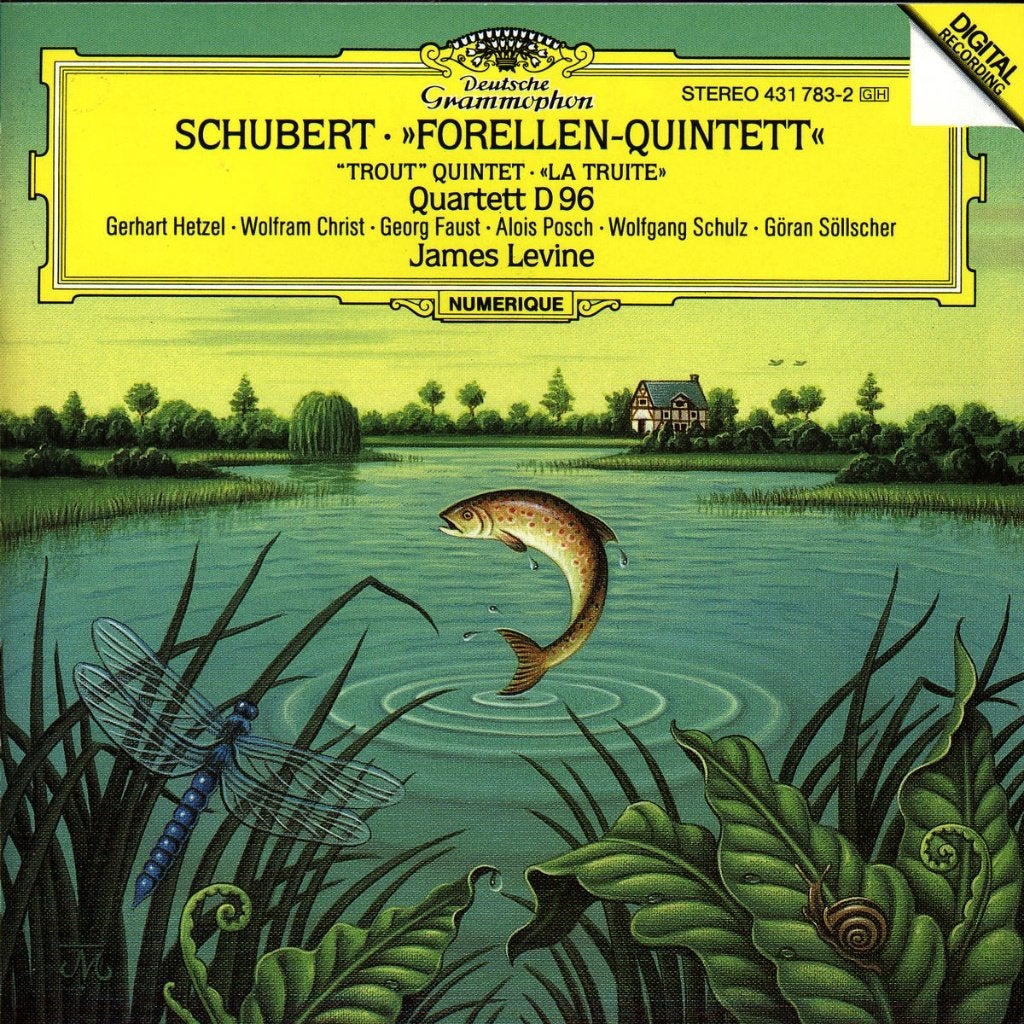 Schubert: Forellen-Quintett & Quartett D 96 / Levine (1993), Kamermuziek, Verzenden, Schubert, Zo goed als nieuw