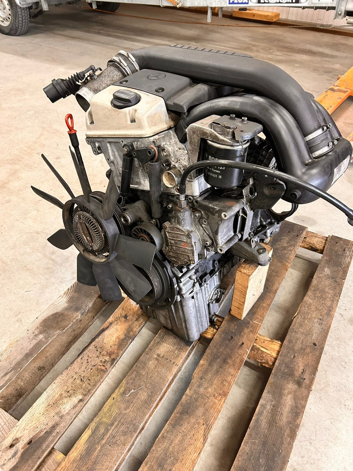 Mercedes om604910 w210, Ophalen, Gebruikt, Mercedes-Benz
