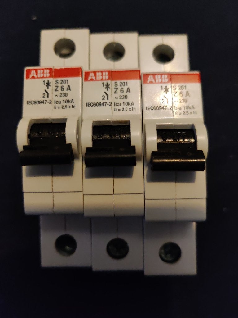 ABB Installatieautomaat S201 Z6A 2CDS251001R0378, Ophalen of Verzenden, Nieuw