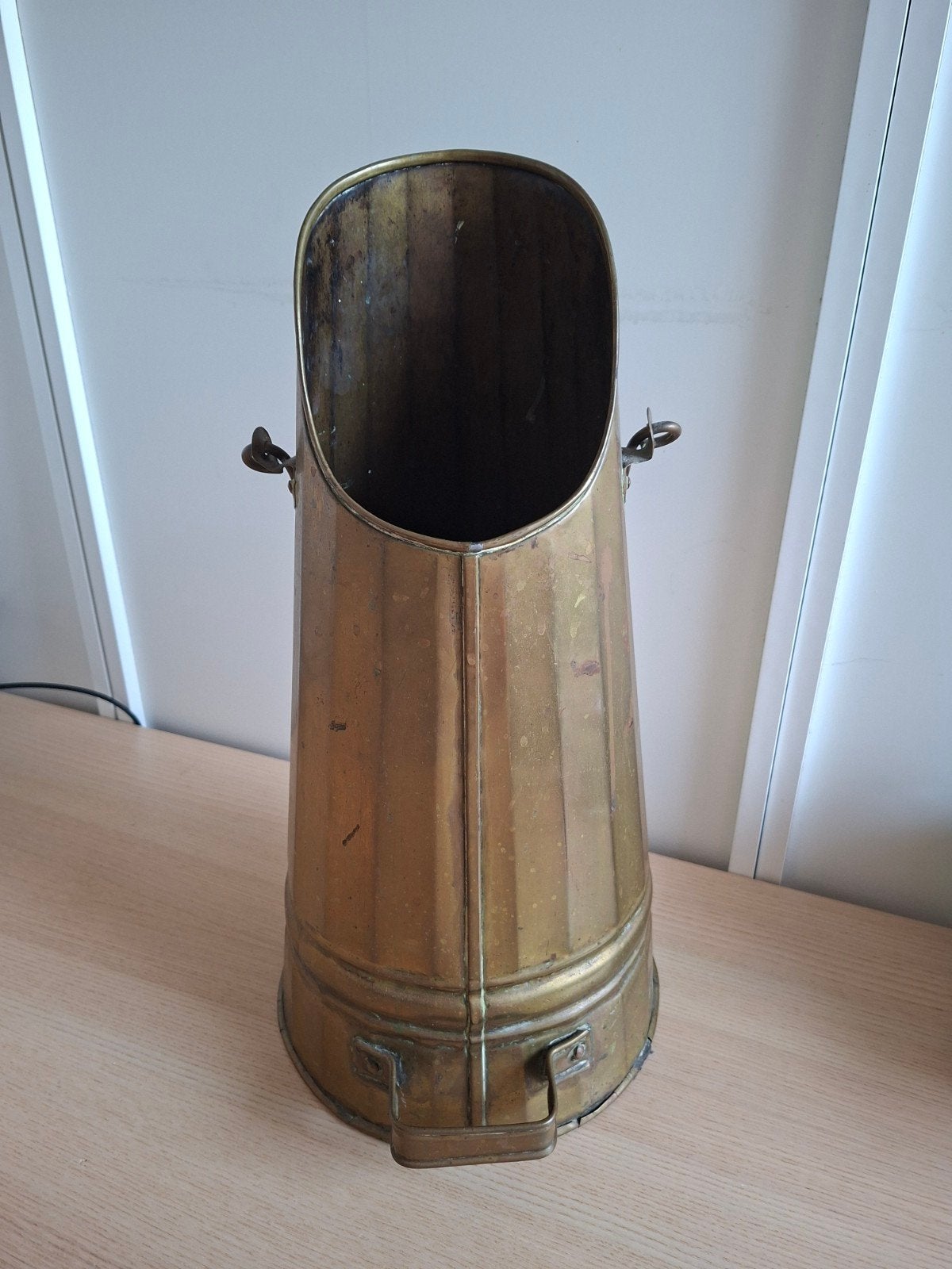Antieke messing kolenkit - ca. 50 cm hoog, Ophalen