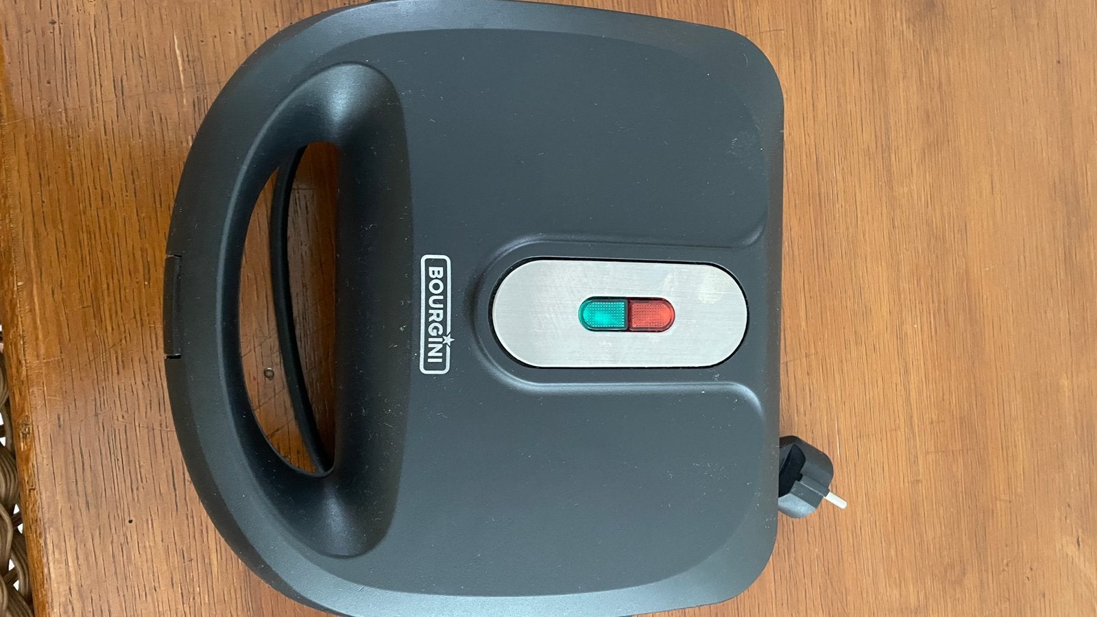 Bourgini tosti/wafel, panini grill, Ophalen of Verzenden, Uitneembare platen, Gebruikt
