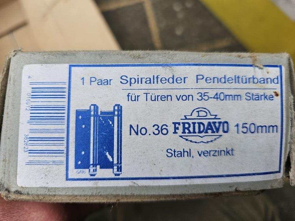 Fridavo deurveerscharnier Bommer 8x125mm 2x150mm, Ophalen, Nieuw, IJzer, Overige typen