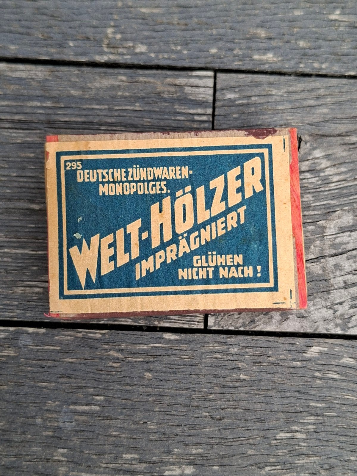 Duitse lucifer doosje met inhoud, Ophalen of Verzenden, Landmacht, Duitsland, Overige typen