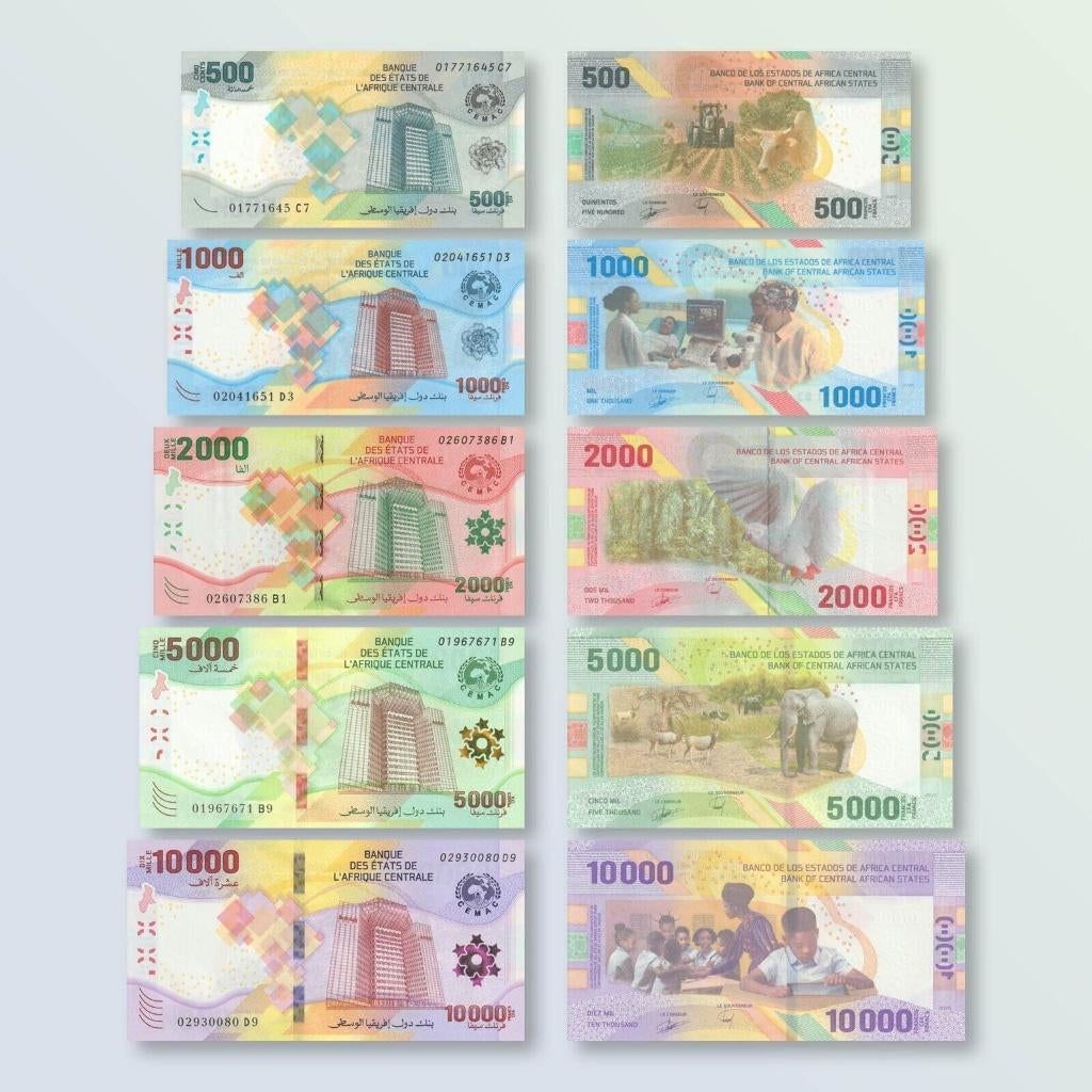 Central African States 2020 Set pn 700-704, Ophalen of Verzenden, Overige landen, Setje