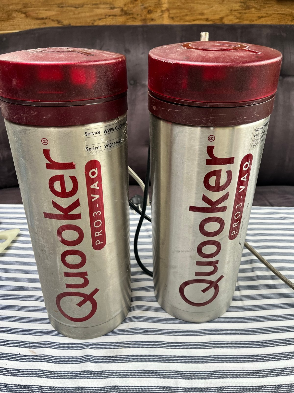 Quooker PRO3-VAQ kokendwaterreservoirs met kranen, Verzenden, Gebruikt