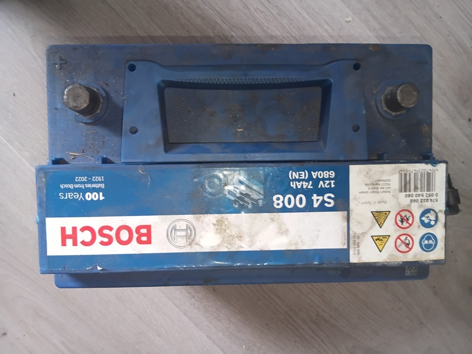 Bosch S4 008 Auto Accu 12V 74Ah 680A (EN), Ophalen