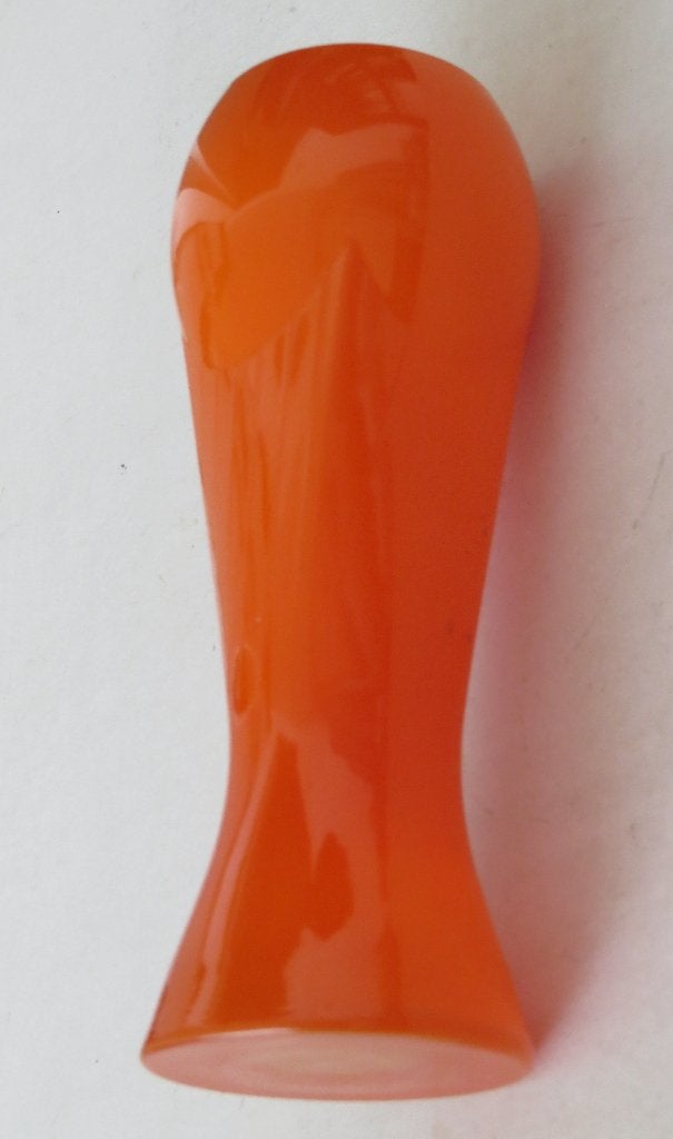 Oranje bokaal vaas, Overige kleuren, Ophalen of Verzenden, Minder dan 50 cm, Glas