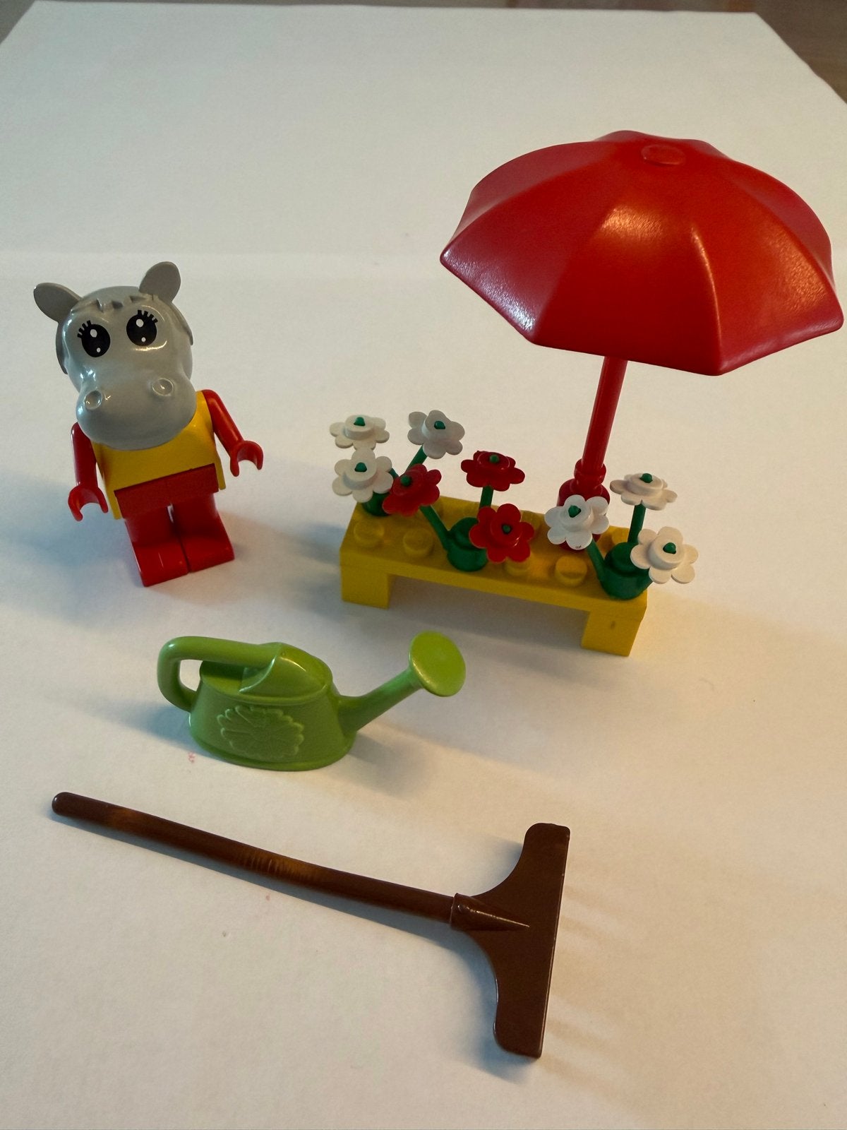 Lego Fabuland 3715 Bloemenwinkel met Nijlpaard