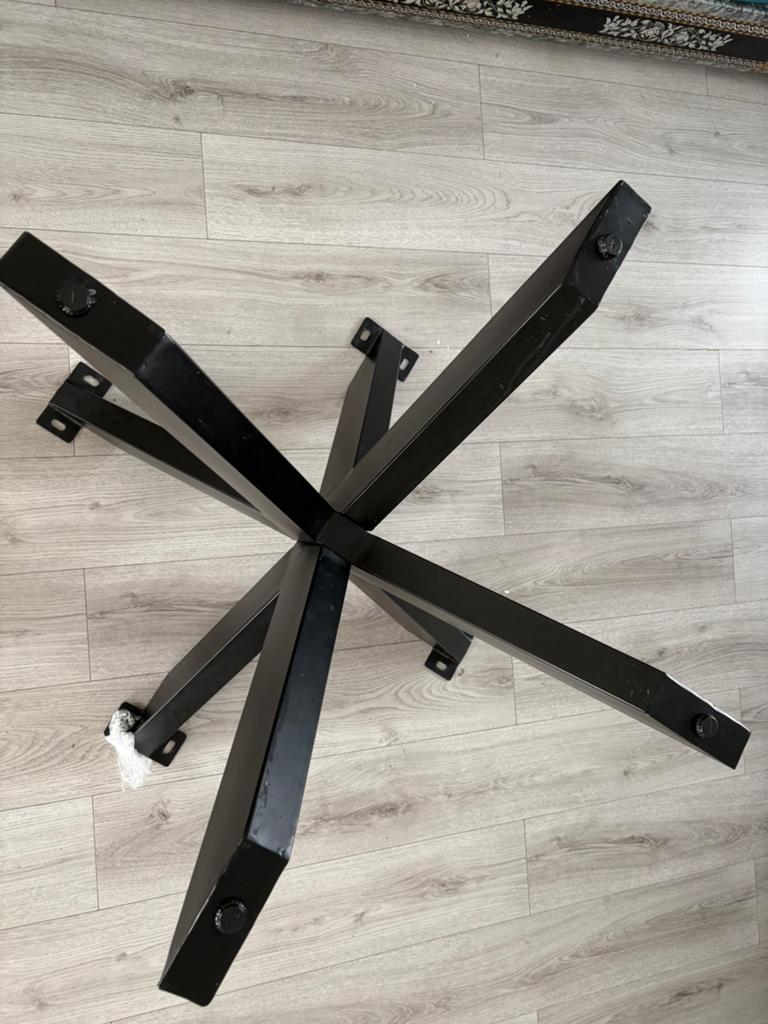 Tafelpoot matrix nette staat van staal, Huis en Inrichting, Tafelonderdelen, 100 tot 150 cm, Zo goed als nieuw, Rechthoekig, 50 tot 100 cm