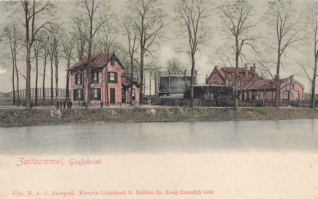 703-145-039 Zaltbommel Gasfabriek, Verzamelen, Verzenden, Voor 1920