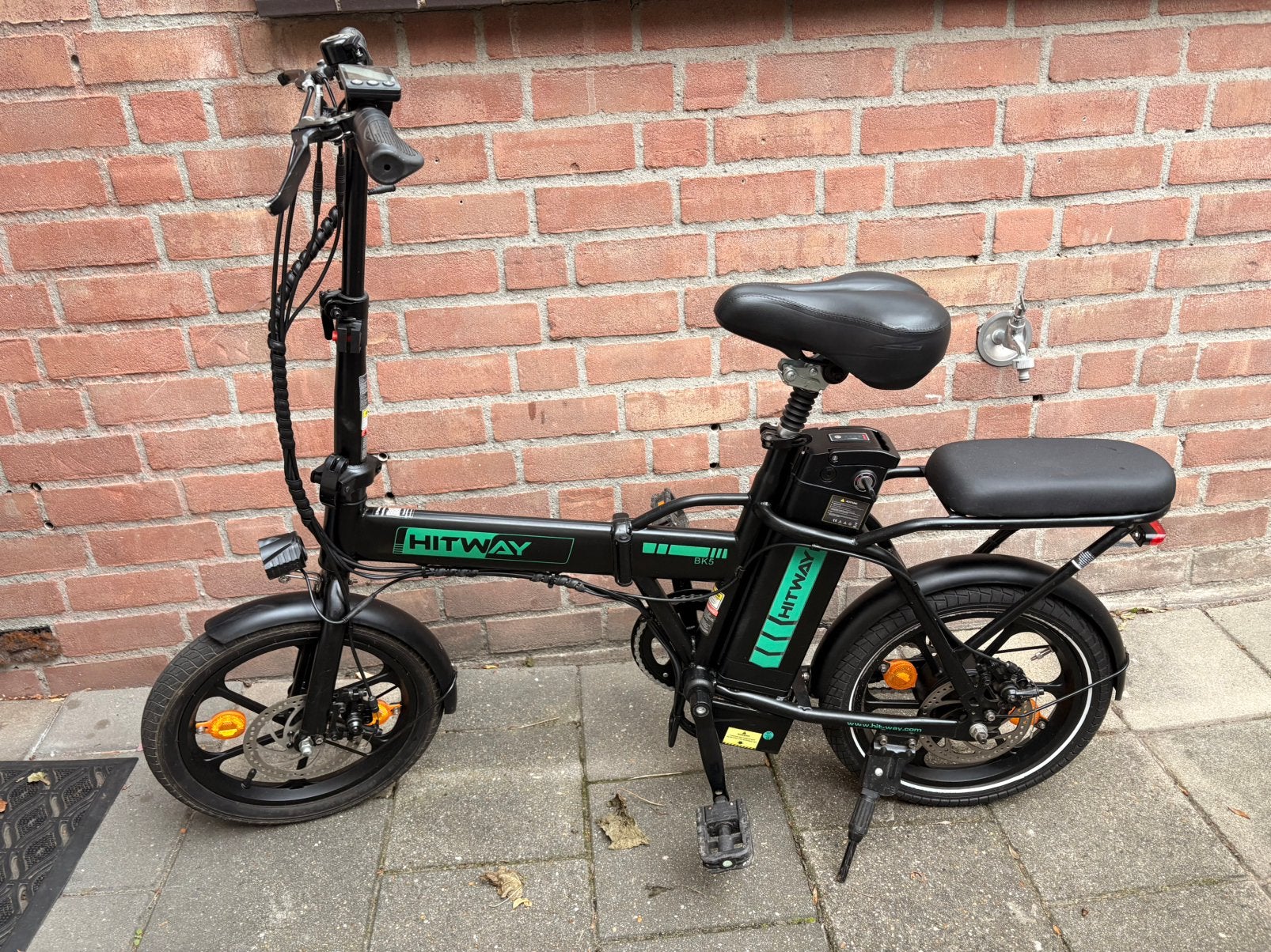 Hitway model Bk5, elektrische vouwfiets, Fietsen en Brommers, Ophalen, 16 tot 18 inch, Zo goed als nieuw, Totaal opvouwbaar