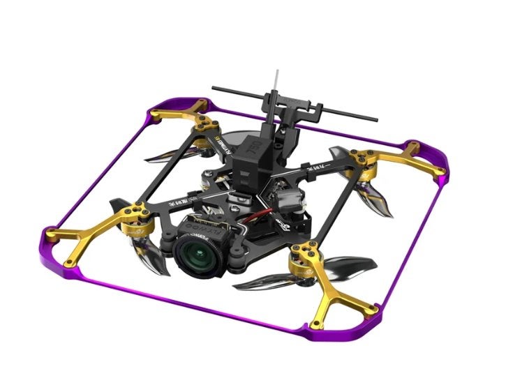 Flywoo Flytimes85 O4 HD ELRS – Splinternieuw + 6x 2S accu’s, Elektro, Quadcopter of Multicopter, RTF (Ready to Fly), Nieuw
