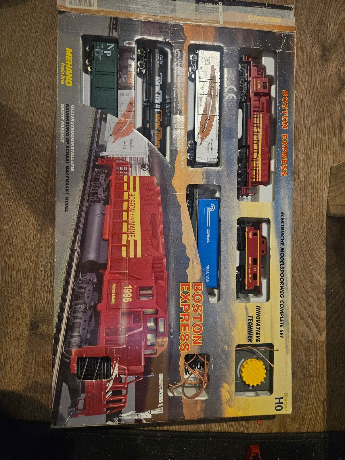 Mehano Boston Express H0 Treinset - Gelijkstroom, Hobby en Vrije tijd, Modeltreinen | H0, Ophalen, Gebruikt, Gelijkstroom, Treinset