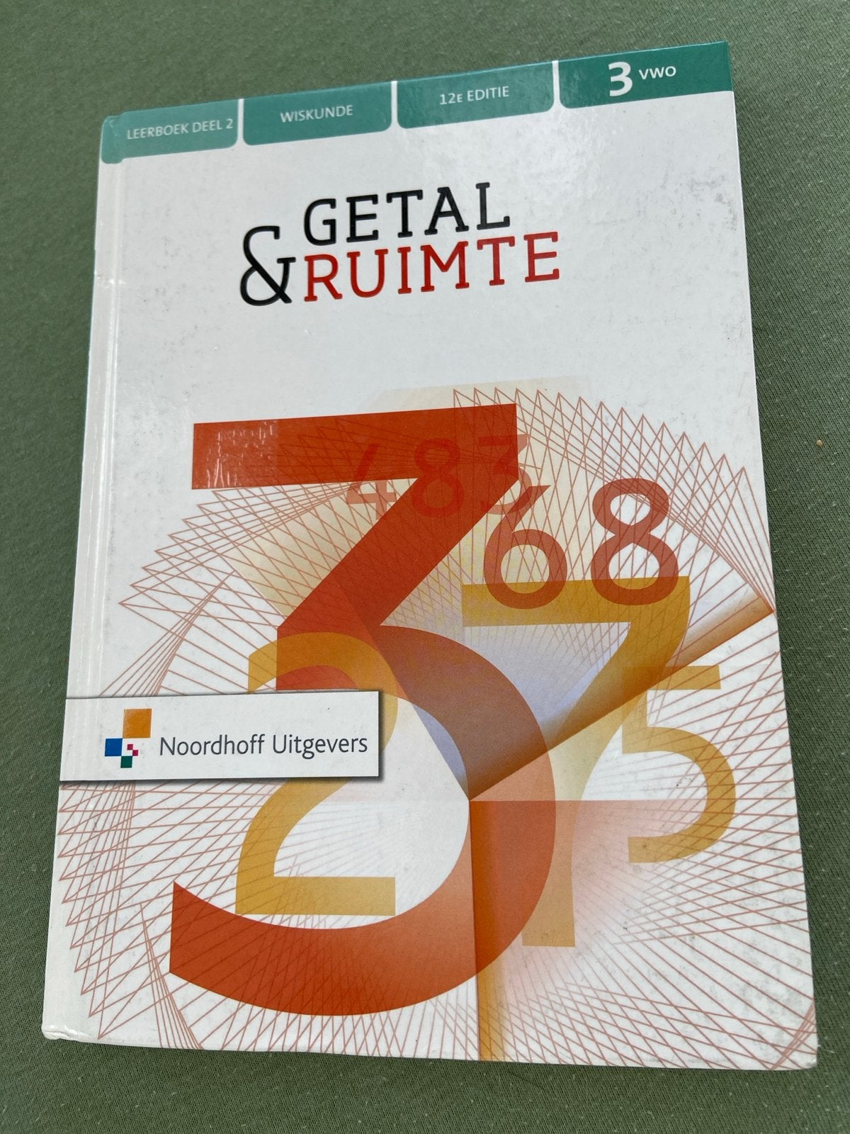 Getal & Ruimte Wiskunde 3 vwo Leerboek Deel 2 (12e editie), Ophalen of Verzenden, Beta, Zo goed als nieuw, WO