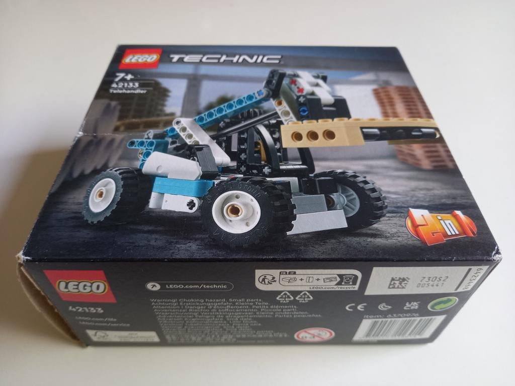 Lego Technic 42133 Telehandler, Compleet, Lego, Ophalen of Verzenden, Zo goed als nieuw