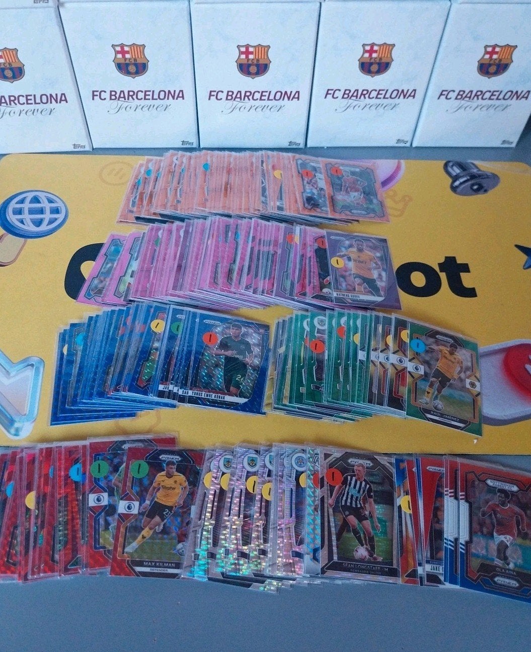 Bundel 190 kaarten Panini Prizm Premier League, Ophalen of Verzenden, Zo goed als nieuw, Meerdere plaatjes