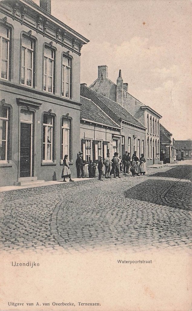 702-434-003 Ijzendijke Waterpoortstraat, Verzenden, Voor 1920, Zeeland