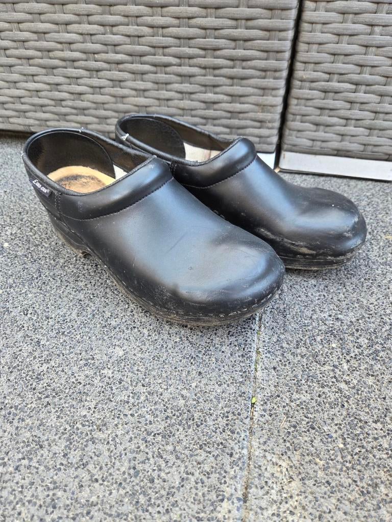 Zwarte werk/tuin klompen Mt 40, Ophalen of Verzenden