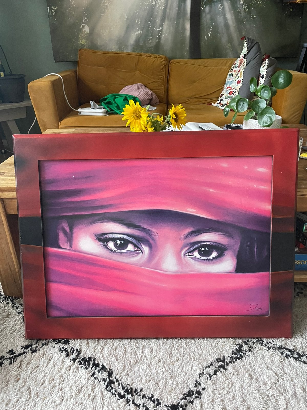 Wonderschoon schilderij, Ophalen
