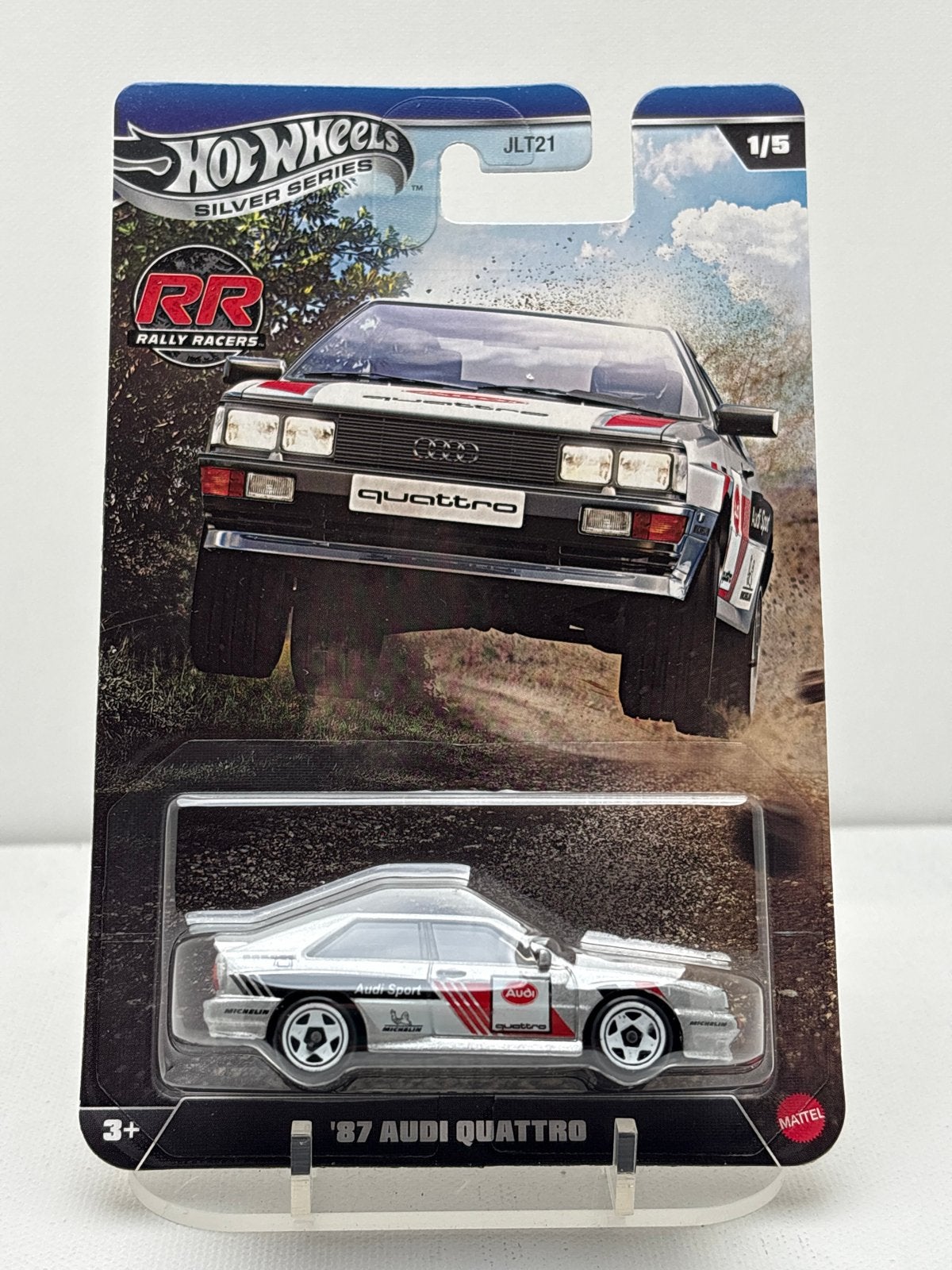 Hot Wheels Silver Series '87 Audi Quattro Rally Racers, Auto, Nieuw, Ophalen of Verzenden, Mattel