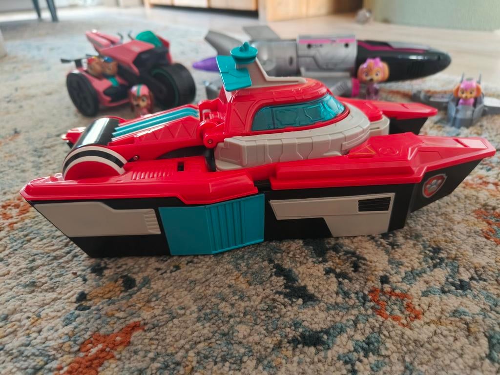 Paw Patrol Sea Patroller met voertuigen en figuren, Ophalen, Nieuw, Jongen of Meisje