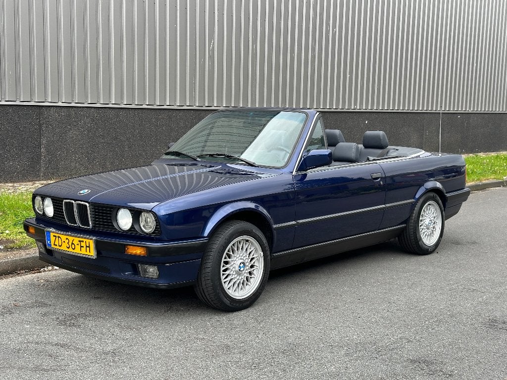 BMW 3-Serie 2.0 I 320 Cabriolet AUT E30 1991 Blauw, foto 2