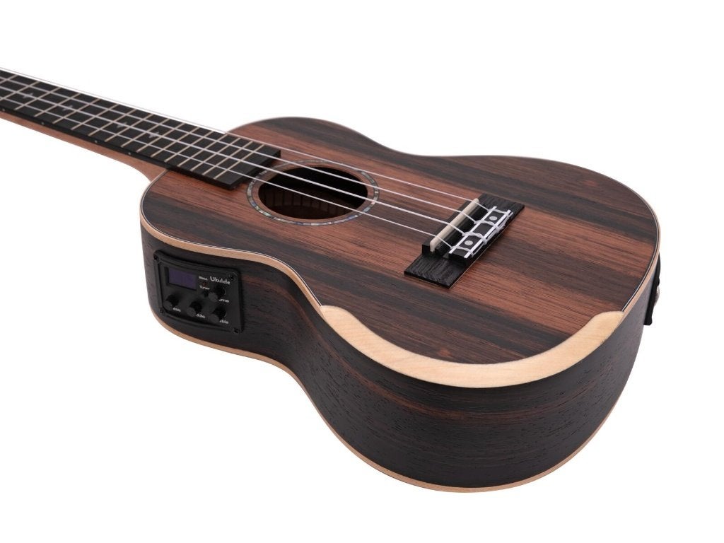 DIMAVERY UK-800 Concert Ukulele, ebony, ., Nieuw, Ophalen of Verzenden, .