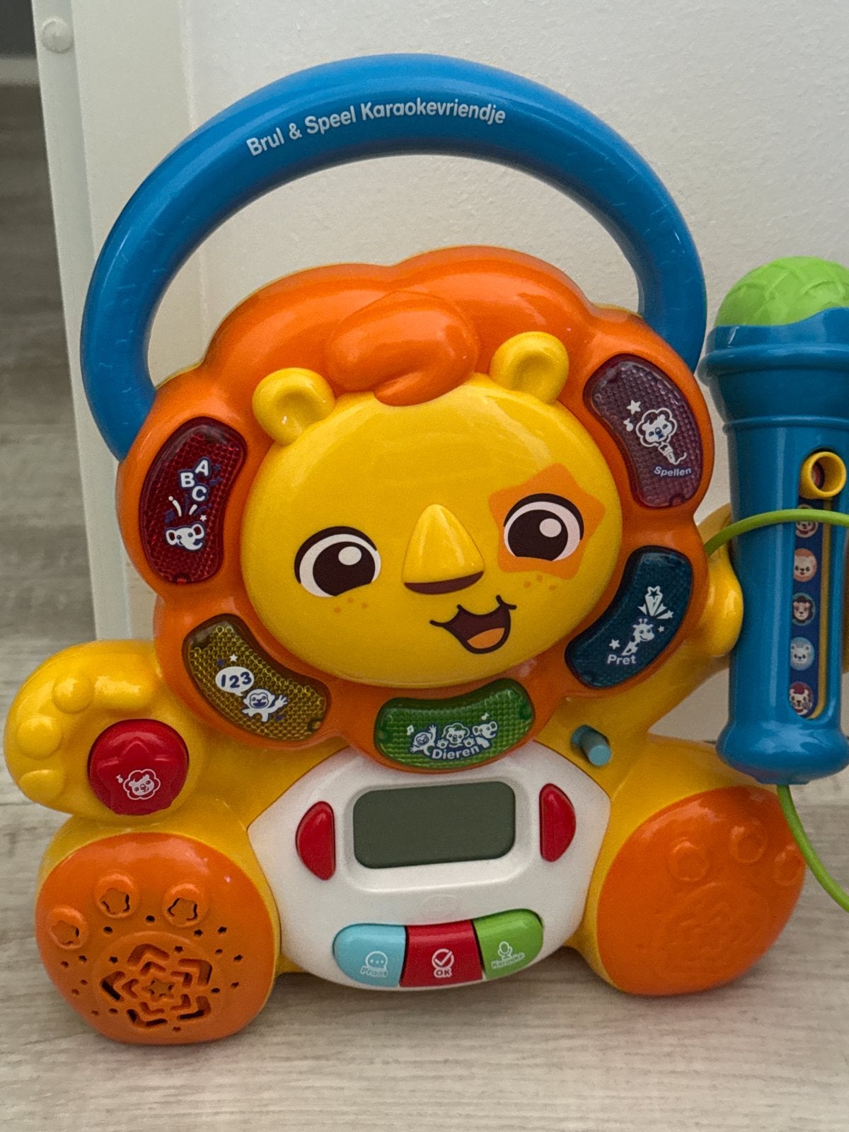 VTech Brul & Speel Karaokevriendje Leeuw, Ophalen of Verzenden, Zo goed als nieuw, Overige typen, Met licht