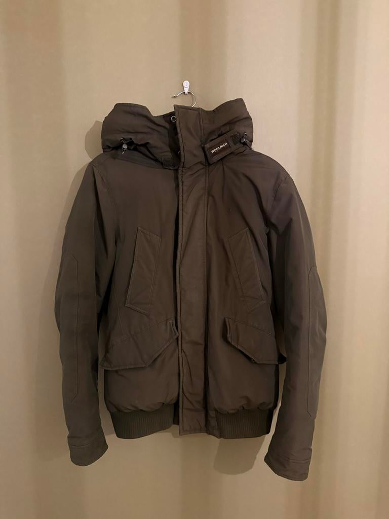 Woolrich winterjas heren maat M, Ophalen of Verzenden, Zo goed als nieuw, Maat 48/50 (M), Groen