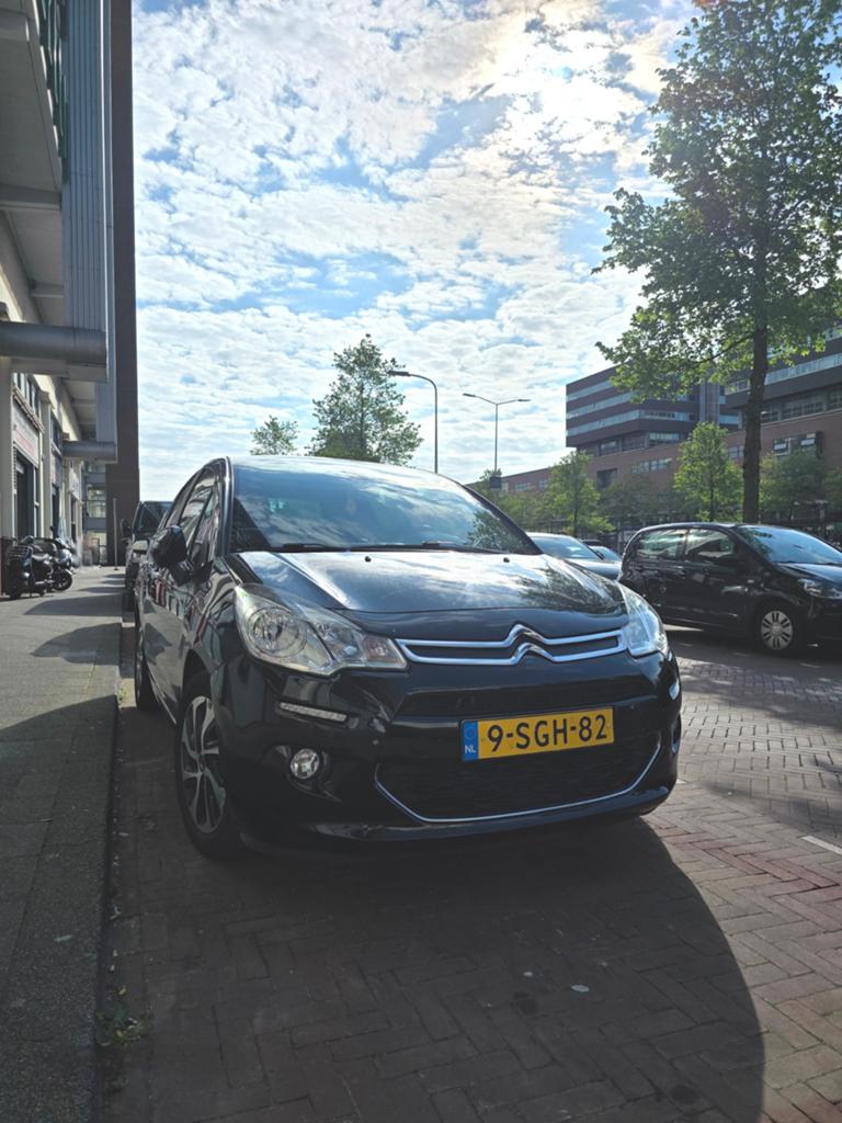 Citroën C3 1.2 VTI 60KW/82PK 2013 Zwart, Auto's, Voorwielaandrijving, 1199 cc, Zwart, Origineel Nederlands