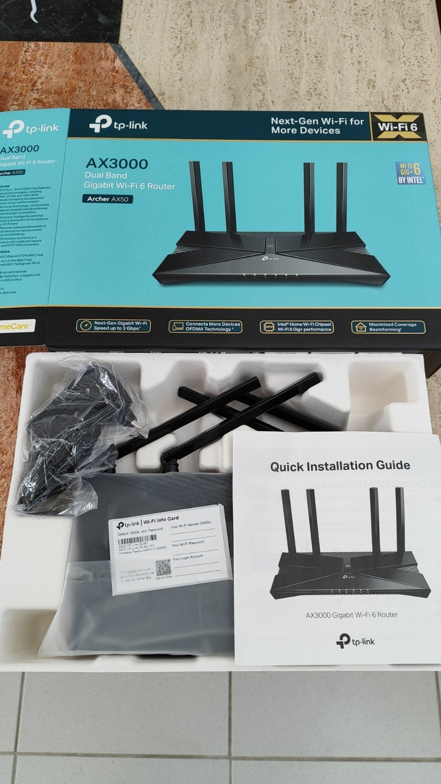TP-Link Archer AX50, Computers en Software, Routers en Modems, Zo goed als nieuw, Ophalen