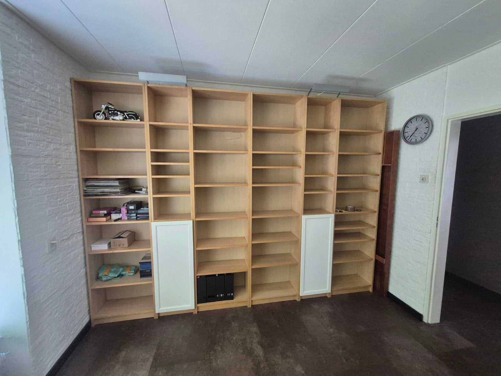 Grote Billy boekenkast 320x236 cm, Ophalen, Met deur(en), 200 cm of meer, 200 cm of meer