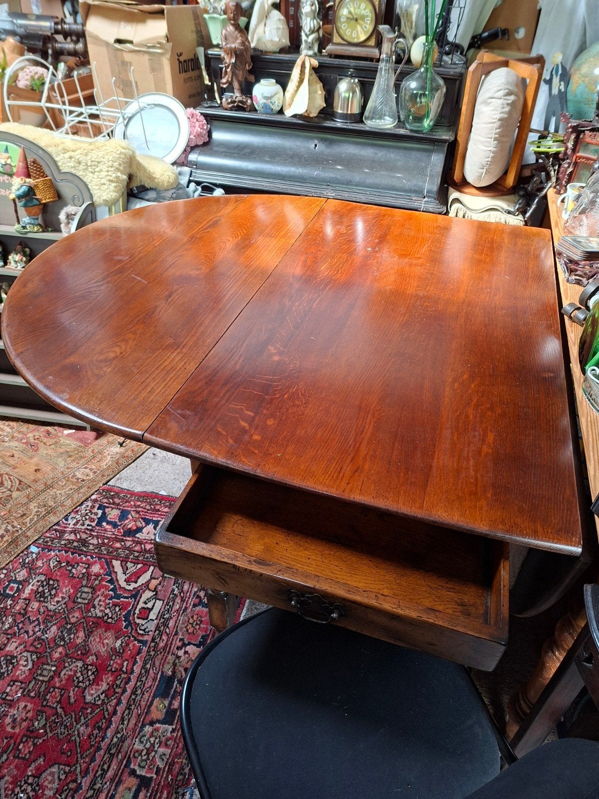 Grote Engelse Gateleg hangoor Tafel - Uitklapbaar, Ophalen of Verzenden