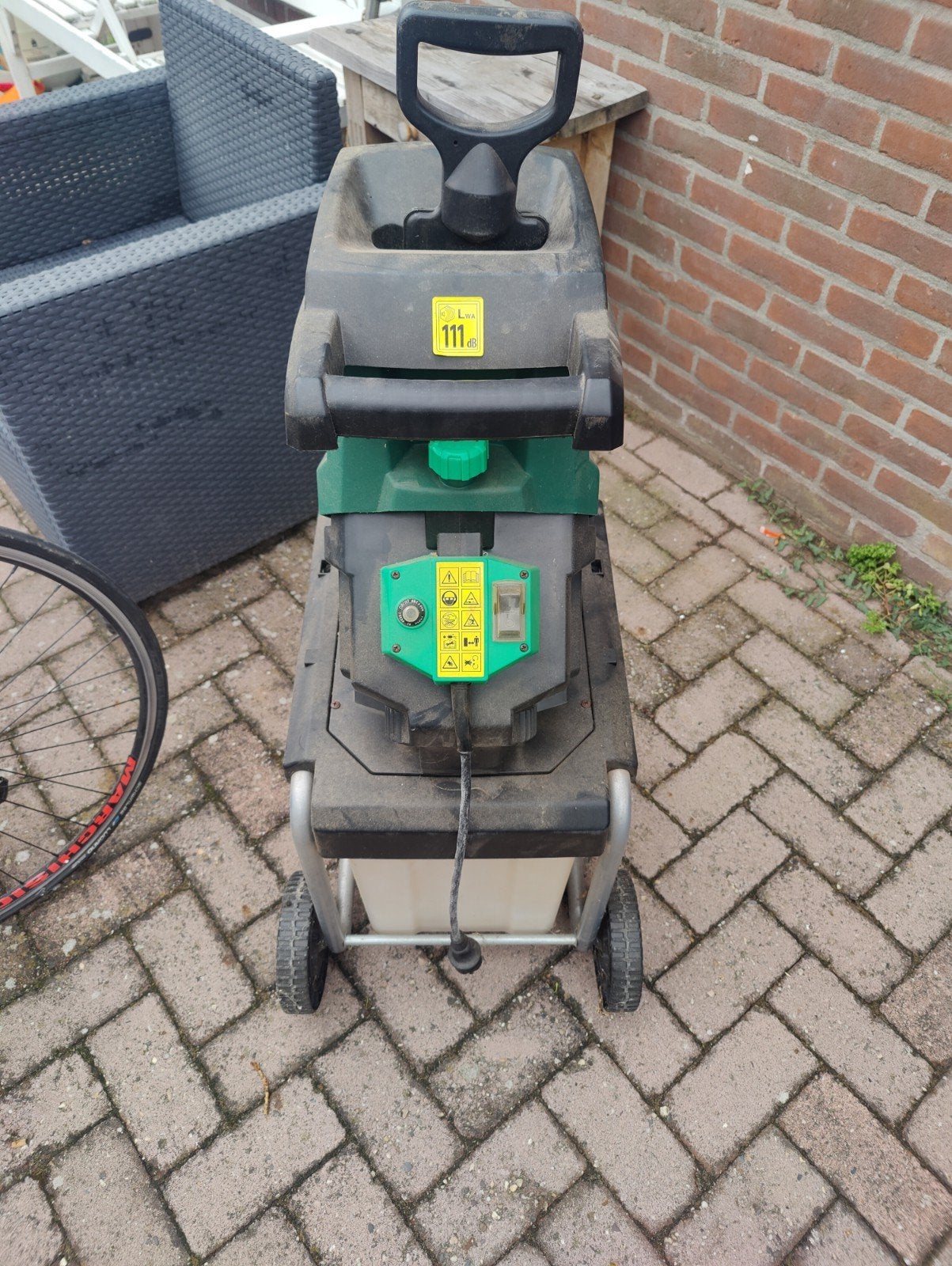 Powerplus hakselaar, Tuin en Terras, Ophalen, Gebruikt