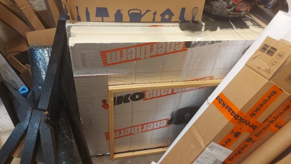 IKO ENERTHERM PLATEN ALLES €50, Doe-het-zelf en Verbouw, Ophalen, 4 tot 8 cm, Dakisolatie, Zo goed als nieuw
