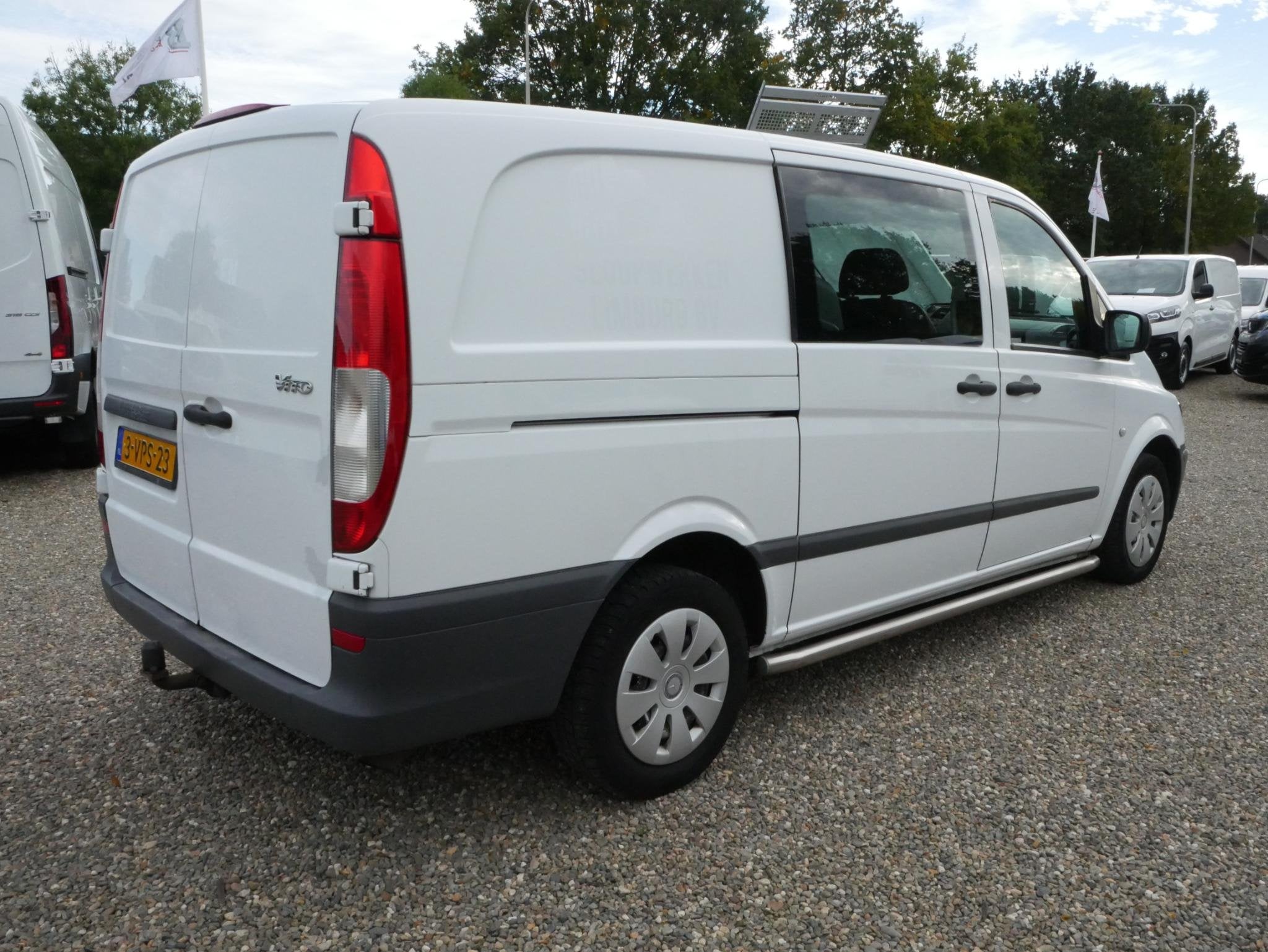 Mercedes-Benz Vito 110 CDI 95PK Lang Dubbel Cabine Airco Mee, Auto's, 13 km/l, Euro 5, Gebruikt, 2000 kg