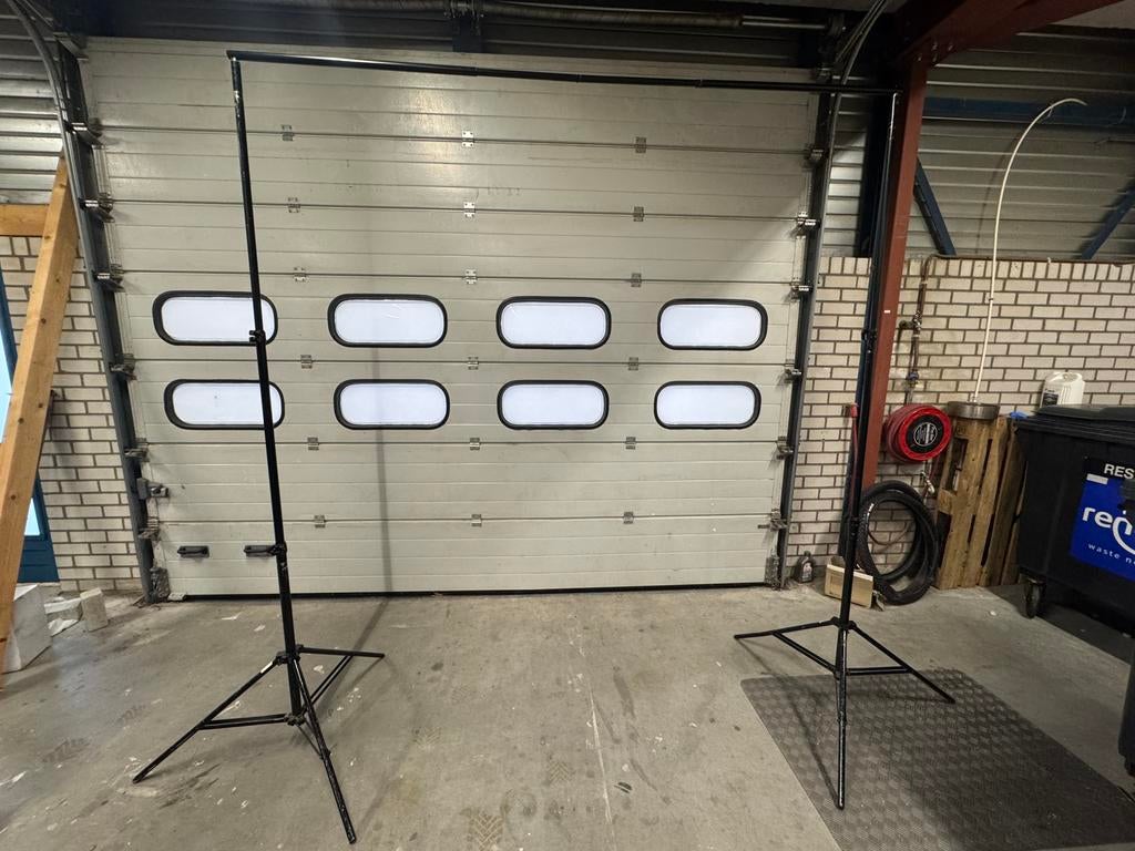 Backdrop stand, Ophalen of Verzenden, Gebruikt, Statief of Scherm