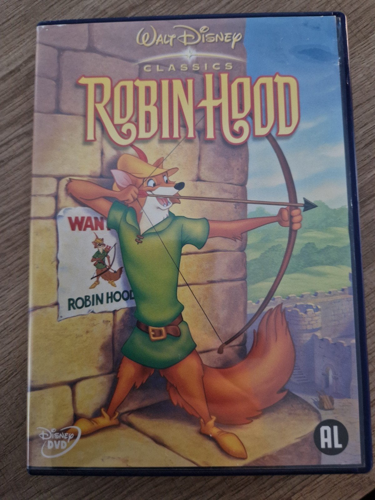 Disney robin hood, Alle leeftijden, Ophalen of Verzenden, Zo goed als nieuw, Amerikaans