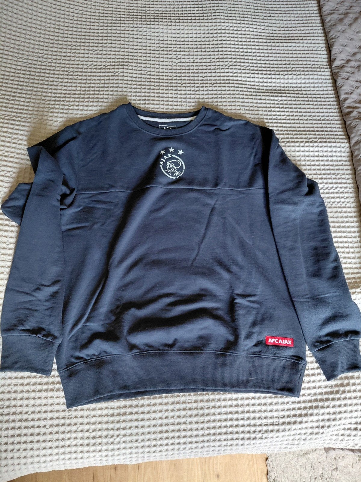 Ajax trui, Ophalen of Verzenden, Zo goed als nieuw, Maat 56/58 (XL), Blauw