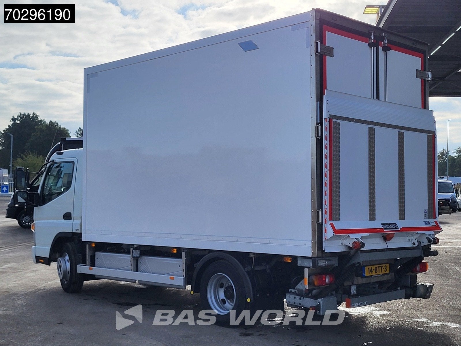 Mitsubishi Mitsubishi 7C18 4X2 100% Electric! NL-Truck Carri, Auto's, Automaat, Stof, Wit, Te koop
