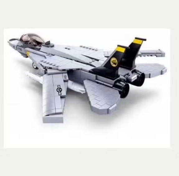 Bouwblokken set Militair - F14 Tomcat (404 blokjes), Ophalen of Verzenden, Nieuw