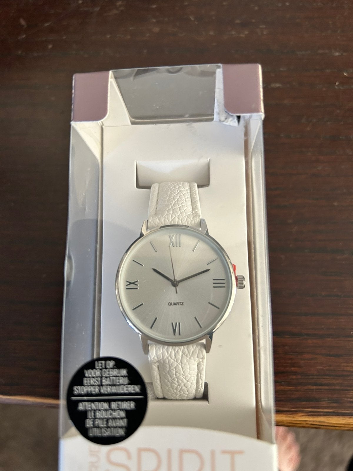 Nieuwe witte horloge te koop, Ophalen of Verzenden, Zo goed als nieuw, Overige merken