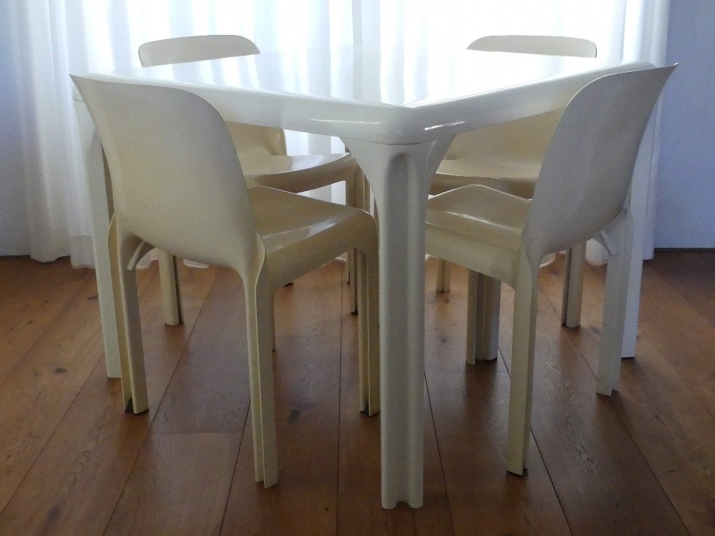Vico Magistretti set, Ophalen, Kunststof, Gebruikt, 50 tot 100 cm