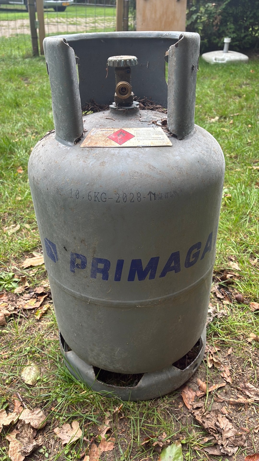 Primagaz gasfles leeg, Caravans en Kamperen, Ophalen, Gebruikt